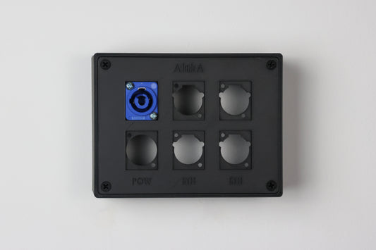 AudioTool Connector Plate USB/Ethernet/Powercon