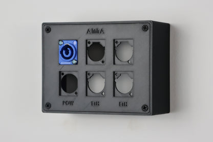AudioTool Connector Plate USB/Ethernet/Powercon